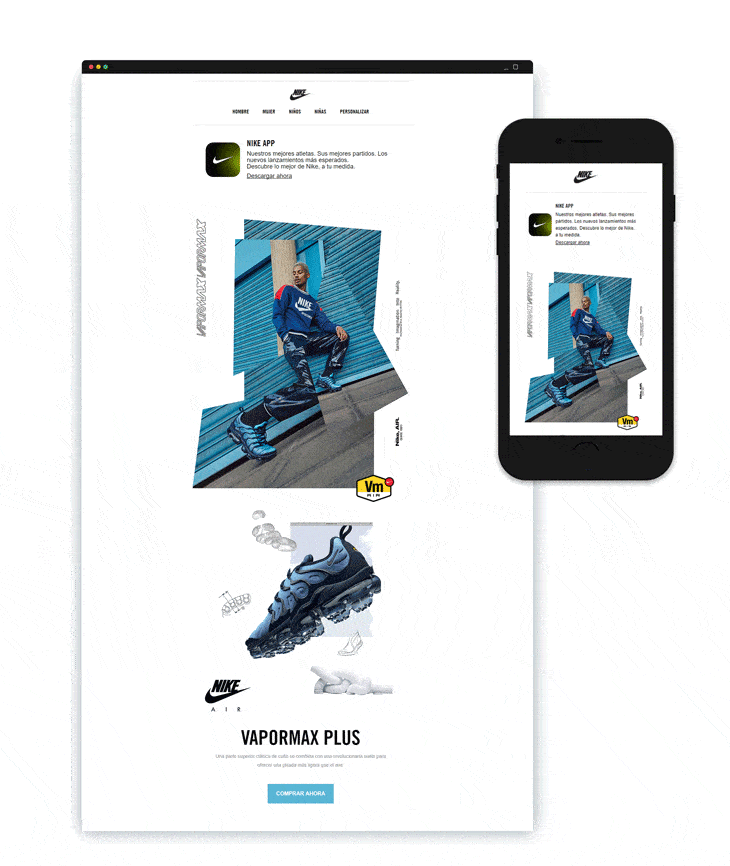 Nike responsive email