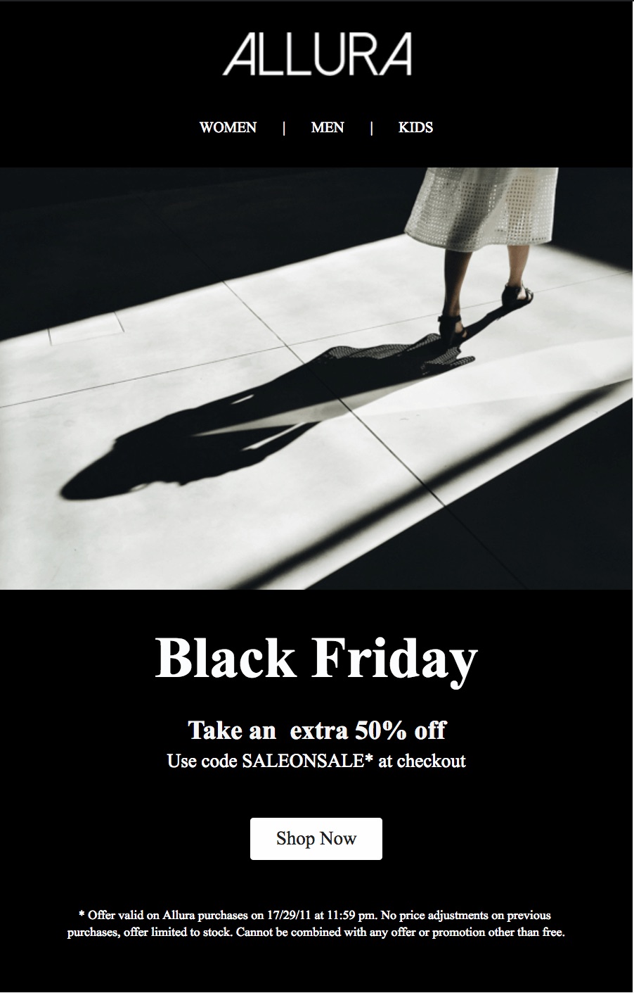 Black Friday Holiday Email Template