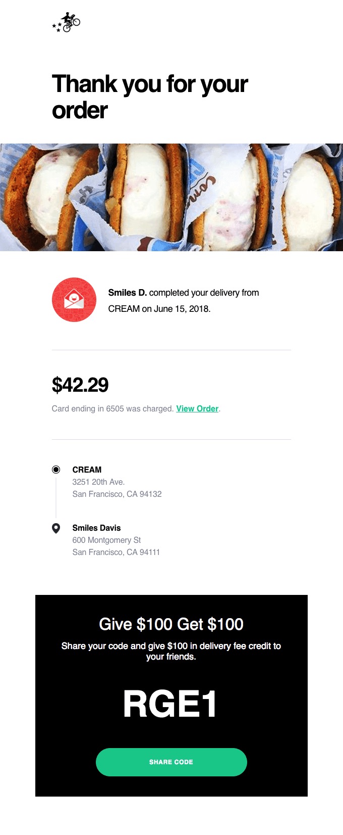 Cream email