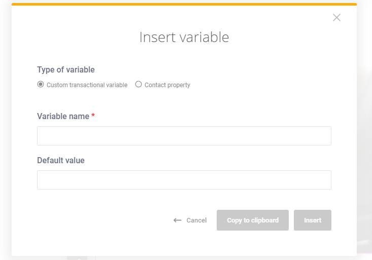 adding variable mailjet passport