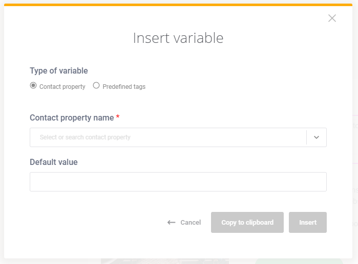 adding marketing variable mailjet passport