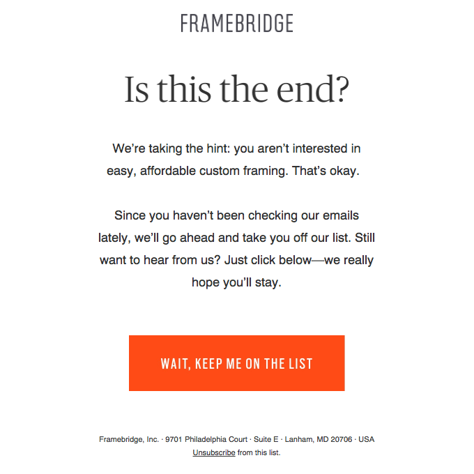 goodbyes framebridge