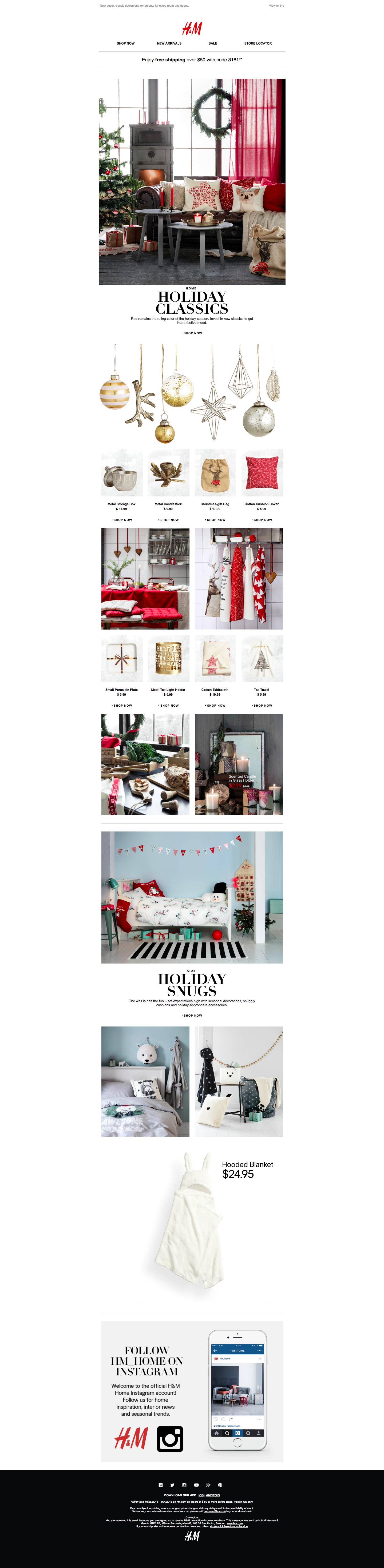 Holiday Christmas campaign by H&M